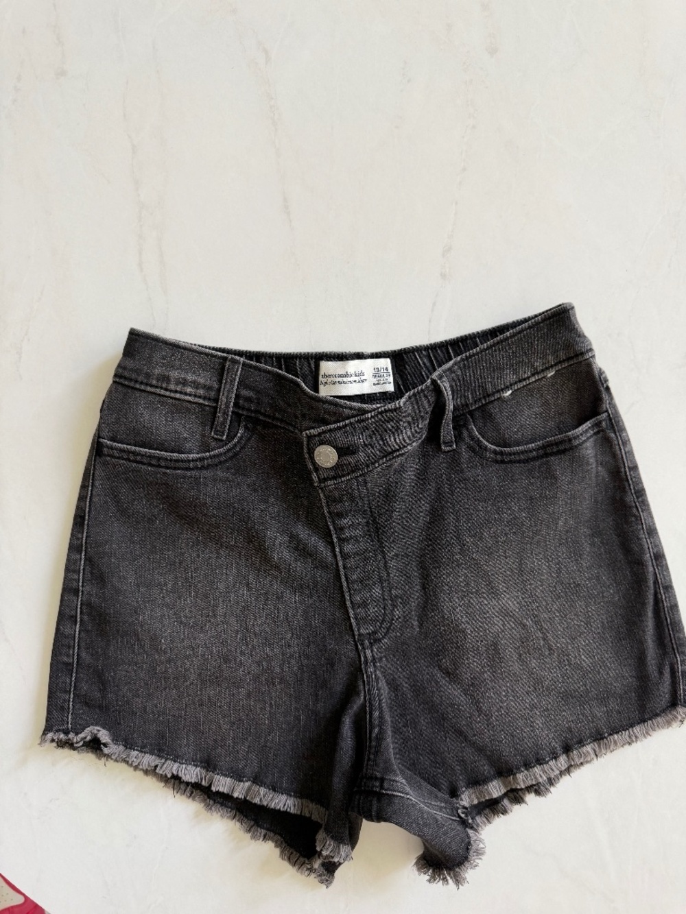 High rise mini mom short